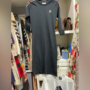 Black Adidas pencil dress